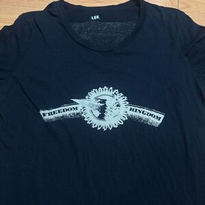 LGB Le Grand Bleu Freedom Kingdom / HSC Print Women's Japan Black Size 2 Shirt